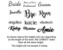 Custom Boy's Name Decal